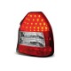 Lampy tył Honda Civic 95-01HB 3d - clear Red/White LED Diodowe LDHO02