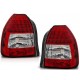 Lampy tył Honda Civic 95-01HB 3d - clear Red/White LED Diodowe LDHO02