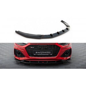 Przedni Splitter / dokładka (v.2) - Audi RS4 B9 Facelift 2019-