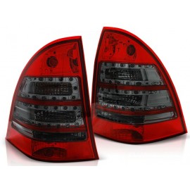 Lampy tył Mercedes C-klasa kombi (W203) red / smoke LED - DIODOWE LDME63