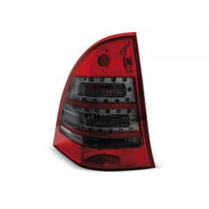 Mercedes C-klasa kombi (W203) red / smoke LED - DIODOWE LDME63