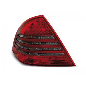 Mercedes C-klasa (W203) red / smoke LED - DIODOWE LDME60