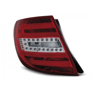 Mercedes C-klasa Kombi (W204) red / white LED BAR - DIODOWE LDME75