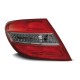 Lampy tył Mercedes C-klasa Sedan (W204) red / black LED - DIODOWE LDME36