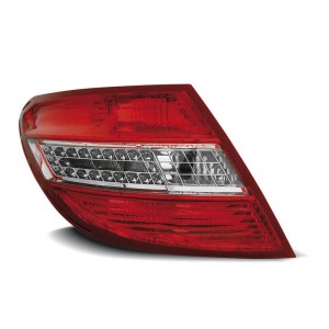 Mercedes C-klasa Sedan (W204) red / white LED - DIODOWE LDME35