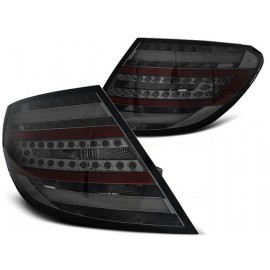 Lampy tył Mercedes C-klasa Sedan W204 black smoked LED BAR DIODOWE LDME65