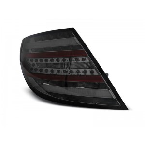 Mercedes C-klasa Sedan (W204) black smoked LED BAR - DIODOWE LDME65
