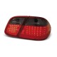Lampy tył Mercedes CLK (W208) red/black LED - DIODOWE LDME16
