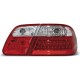 Lampy tyl Mercedes E-klasa Sedan W210 red / white LED - DIODOWE LDME01