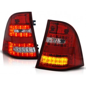 Mercedes M-klasa (W163) clear Red / White LED DIODOWE LDME21