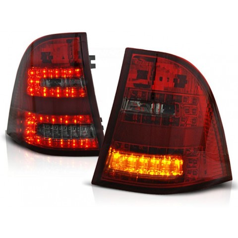 Lampy tył Mercedes M-klasa W163 clear Red / Black LED DIODOWE LDME22