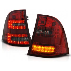 Lampy tył Mercedes M-klasa W163 clear Red / Black LED DIODOWE LDME22