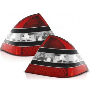Lampy tył Mercedes S-klasa W220 red / black LED - DIODOWE LDME07