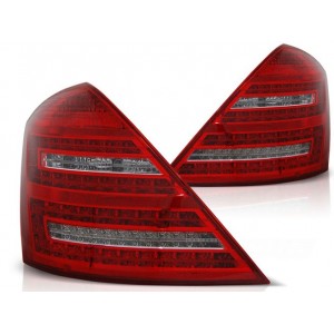 Lampy tył Mercedes S-klasa W221 red / white LED - DIODOWE LDME50