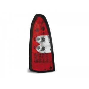 Opel Astra G Caravan - clearglass LED Red/White - diodowe LDOP09