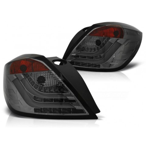 Lampy tył Opel Astra H 3d GTC - SMOKED LED BAR - diodowe LDOP50