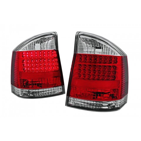 Lampy tył Opel Vectra C - clear LED red/white - diodowe LDOP25
