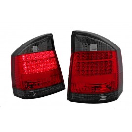 Lampy tył Opel Vectra C - clear LED red/black - diodowe LDOP26