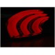 Lampy tył Peugeot 208 LED BAR SMOKED BLACK - diodowe LDPE10