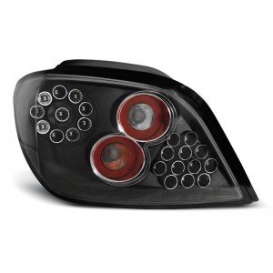 Peugeot 307 clearglass LED Black - diodowe LDPE04