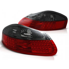 Lampy tył Porsche Boxster - Red / Black LED - diodowe LDPO06