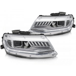 Lampy przód CHEVROLET CAMARO 16-18 LED CHROM XENON LPCT13