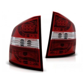 Lampy tył Skoda Octavia II Kombi 04- LED Red / White - diodowe LDSK03