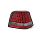 VW Golf 4 clearglass LED RED / White diodowe LDVW21