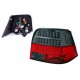 Lampy tył VW Golf 4 clear RED / BLACK LED diodowe LDVW32 DEPO