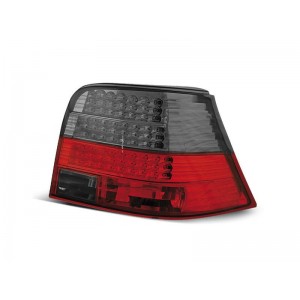 VW Golf 4 clear RED / BLACK LED diodowe LDVW32 DEPO