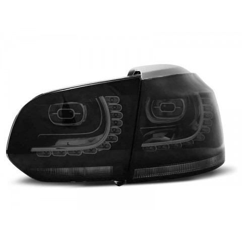 VW Golf 6 BLACK LED czarne dymione diodowe GTI-Look LDVW72 DEPO