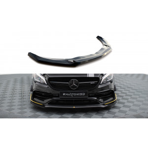 Przedni Splitter / dokładka (v.3) - MERCEDES AMG CLA 45 Aero C117 Facelift 2017-