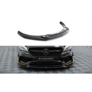 Przedni Splitter / dokładka (v.4) - MERCEDES AMG CLA 45 Aero C117 Facelift 2017-
