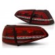 Lampy tył VW Golf 7 - Red / White LED GTi Look - DIODOWE LDVWE8