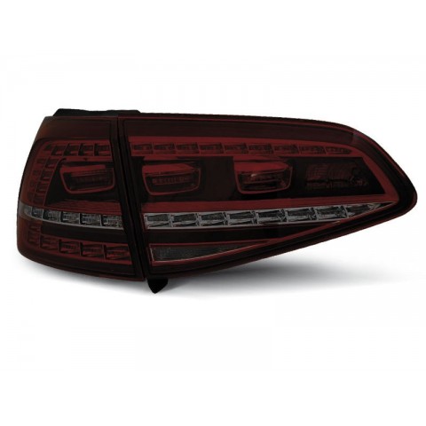 VW Golf 7 - Red Smoked LED GTi Look - DIODOWE LDVWE9