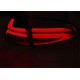 Lampy tył VW Golf 7 - Smoked Black LED BAR NEON - DIODOWE LDVWG6