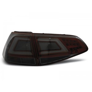 VW Golf 7 SMOKED RED LED BAR czerwone dymione diodowe LDVW07