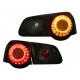 Lampy tył VW Passat B6 Kombi Variant LED BLACK SMOKED diodowe LDVWD9