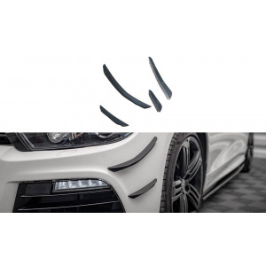 Canards owiewki przedniego zderzaka - VW Scirocco R 2008-2013