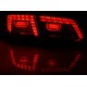 Lampy tył VW Passat B7 Sedan - LED SMOKED RED - diodowe LDVWD6