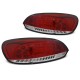 VW Scirocco III Red / White LED diodowe LDVWI1