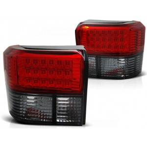 Lampy tył VW T4 Caravelle Multivan Transporter LED RED BLACK diodowe LDVW57