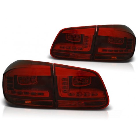 Lampy tył VW Tiguan II - SMOKED RED LED - diodowe LDVWD3