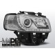 Lampy przód VW T4 Bus / Caravelle / Multivan diodowe CHROM LED LPVWB5