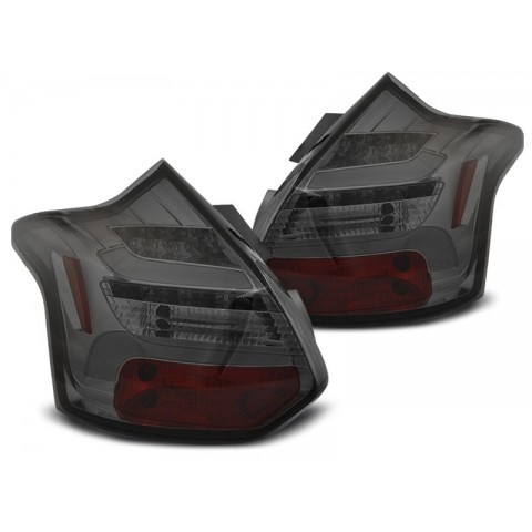 Lampy tył Ford Focus 3 11-14 smoked LED - diodowe dynamiczne LDFO58