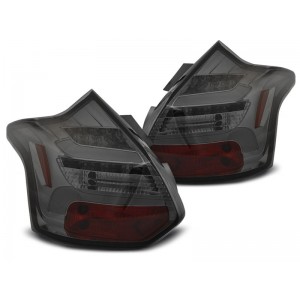 Lampy tył Ford Focus 3 11-14 smoked LED - diodowe dynamiczne LDFO58