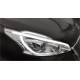 Lampy przód Peugeot 208 - CHROM LED neon - diodowe do jazdy dziennej LPPE30