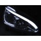 Lampy przód Peugeot 208 - CHROM LED neon - diodowe do jazdy dziennej LPPE30