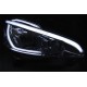 Lampy przód Peugeot 208 - BLACK LED neon - diodowe do jazdy dziennej LPPE31