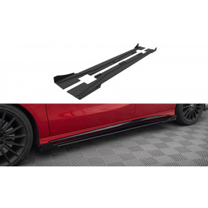 Dokładki progów Street Pro + FLAPS - Mercedes A W176 AMG FL
